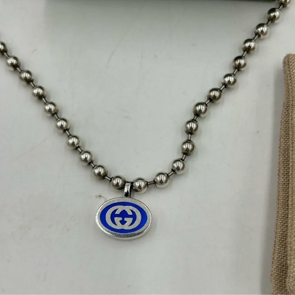 Women’s Gucci .925 sterling silver heavyweight necklace made in Italy